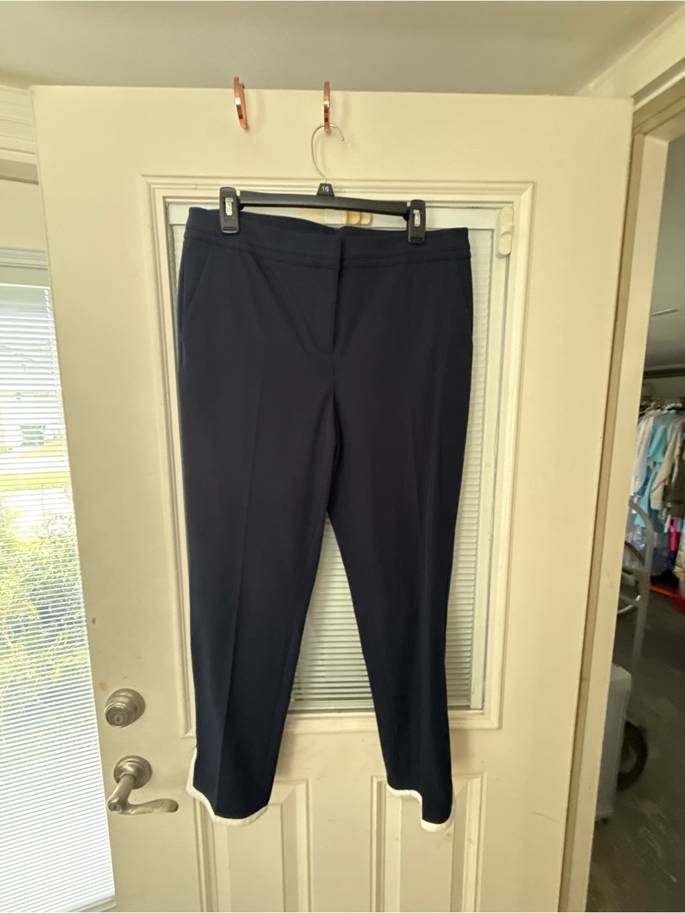 Talbots Navy and Chatham Ankle Pants